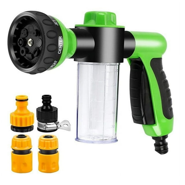8-In-1 Foam High Pressure Wash Water Gun