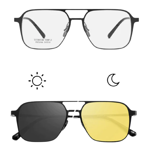 3 In 1 Magnetic Polarized Sunglasses - Unisex