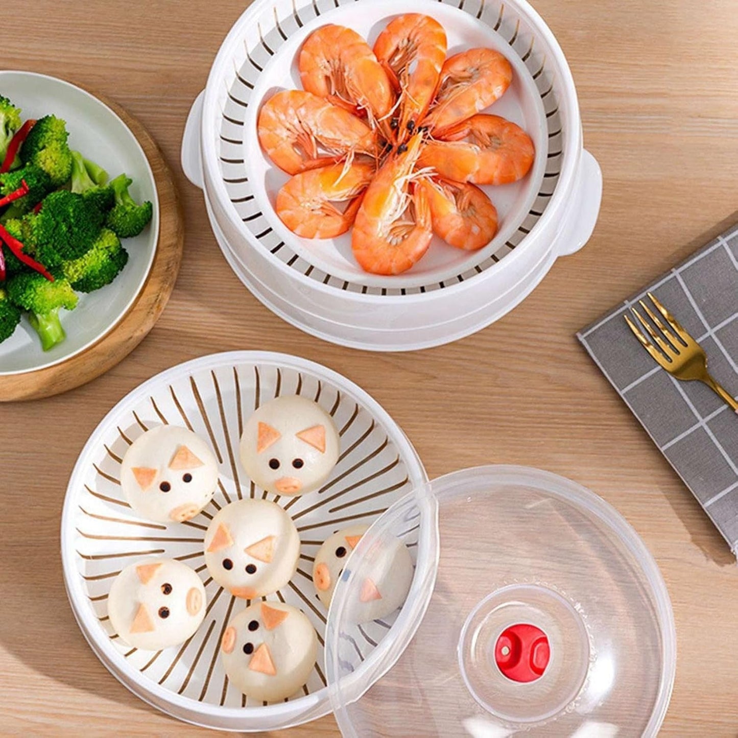 Microwave oven steamer Y.T